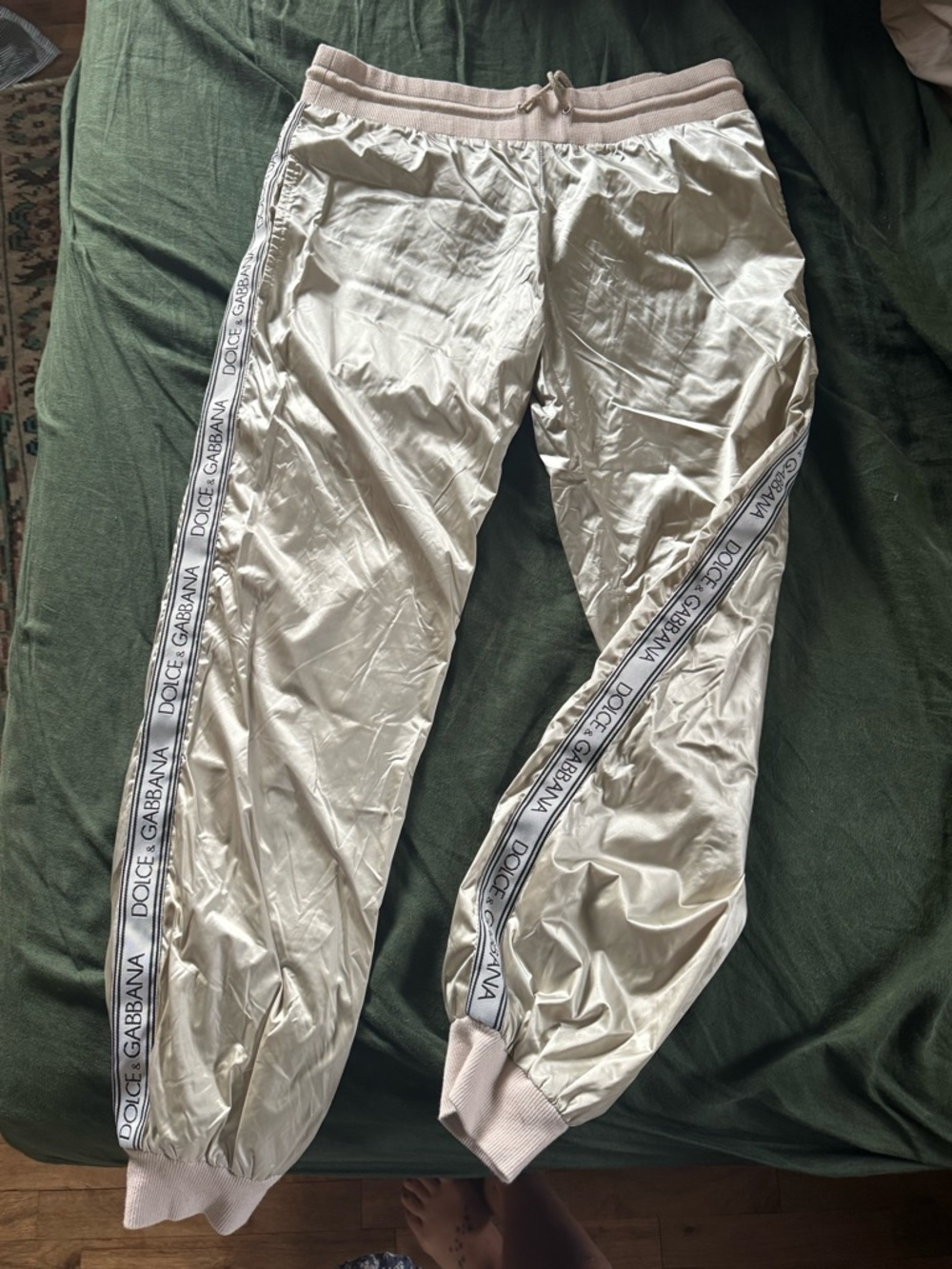 Dolce & Gabbana champagne Track Pants